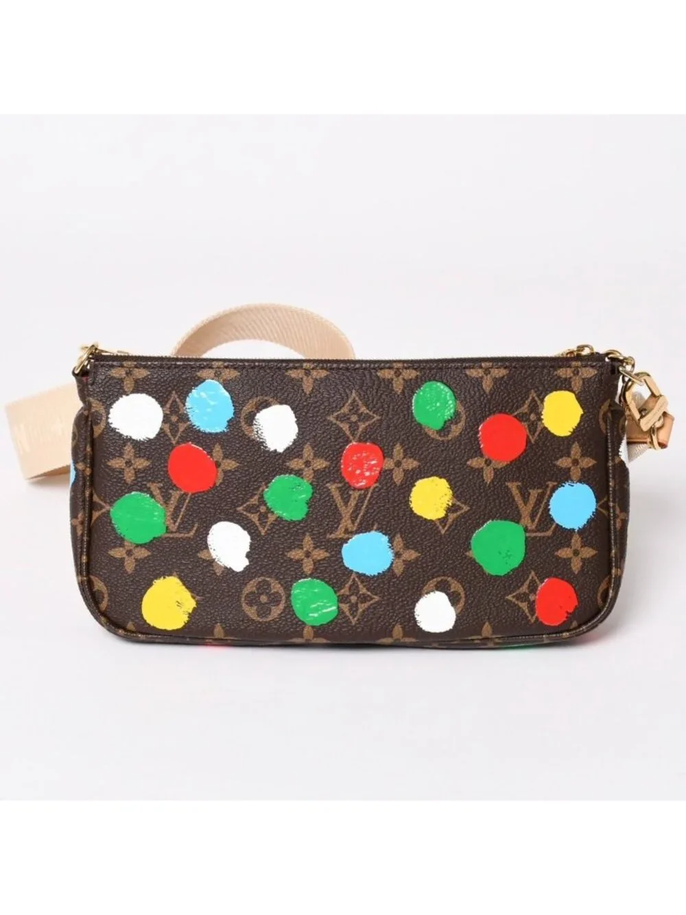 Louis Vuitton Yayoi Kusama Multi Pochette Accessoires Monogram Canvas Multicolor